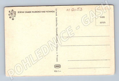 Pohlednice Hluboká nad Vltavou zámek historická (M6053)