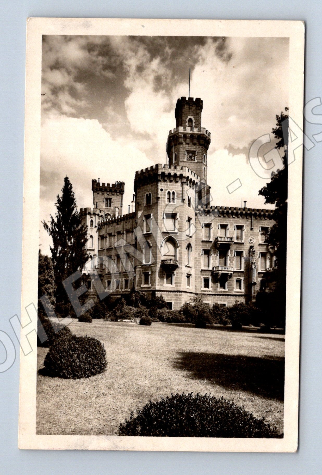 Pohlednice Hluboká nad Vltavou zámek 1952 (M6056)