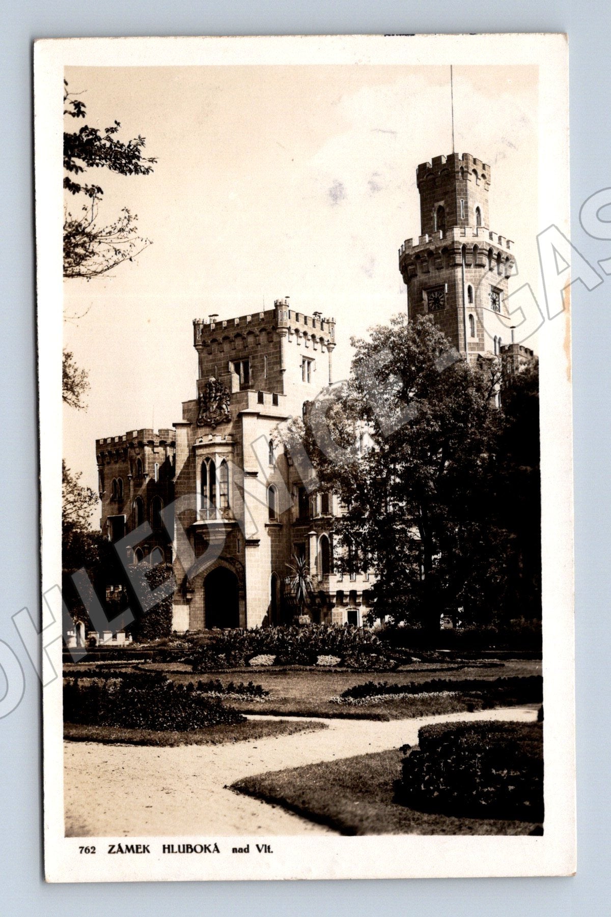 Pohlednice Hluboká nad Vltavou zámek stará (M6057)
