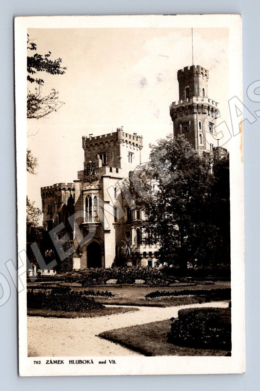 Pohlednice Hluboká nad Vltavou zámek stará (M6057)