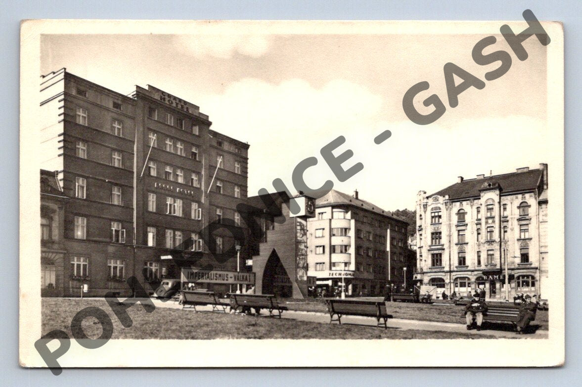 Pohlednice Děčín městské náměstí (M606)