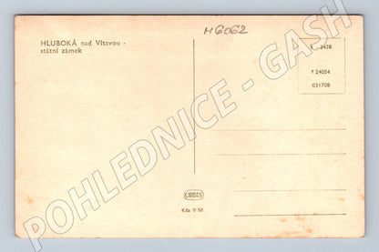 Pohlednice Hluboká nad Vltavou státní zámek Orbis (M6062)