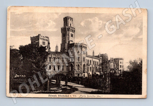 Pohlednice Hluboká nad Vltavou zámek Perla jihu (M6063)