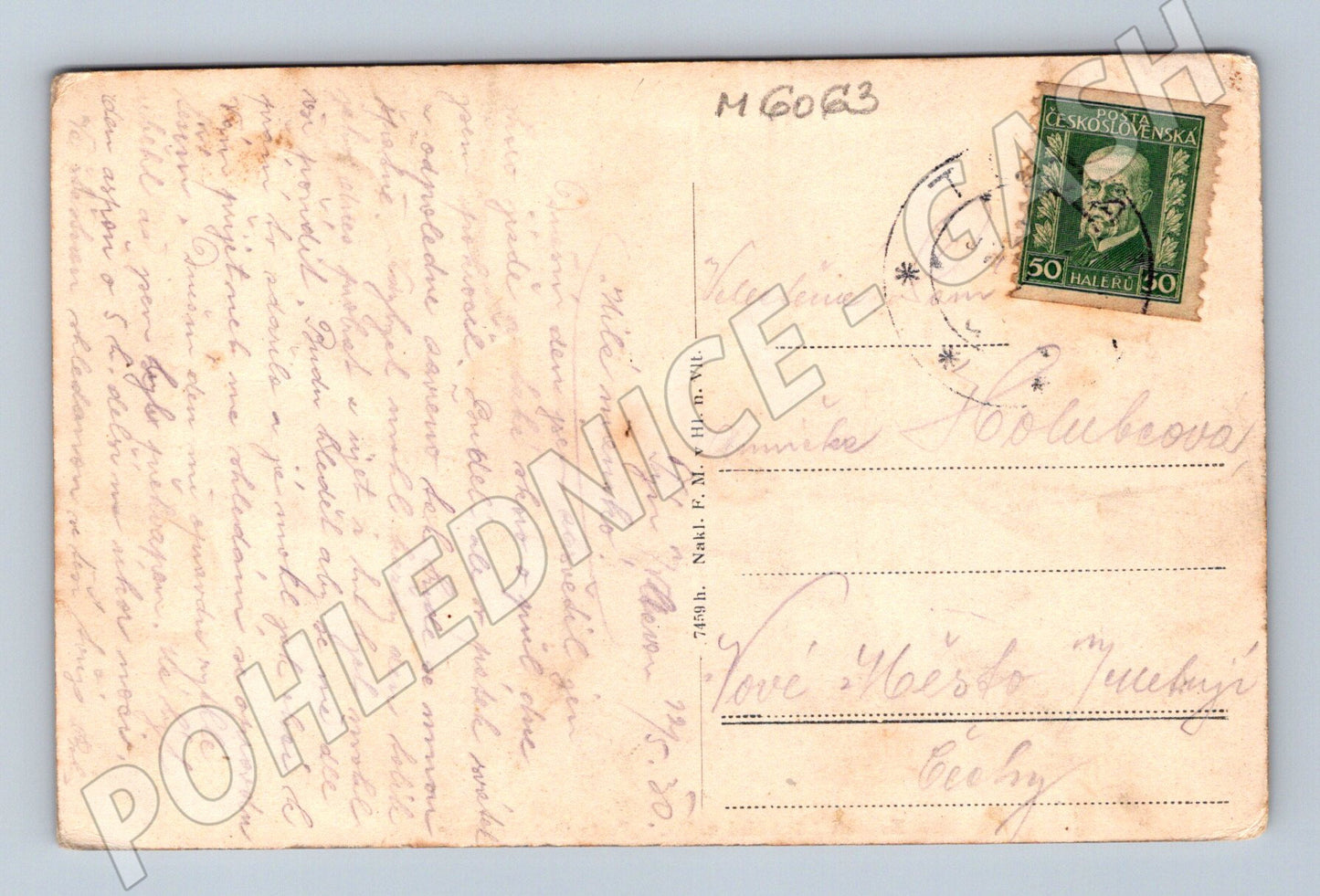 Pohlednice Hluboká nad Vltavou zámek Perla jihu (M6063)