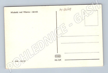 Pohlednice Hluboká nad Vltavou zámek Orbis (M6071)