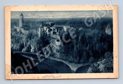 Pohlednice Hrad Zvíkov soutok 1927 (M6074)