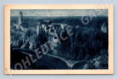 Pohlednice Hrad Zvíkov soutok Vltavy a Otavy (M6075)