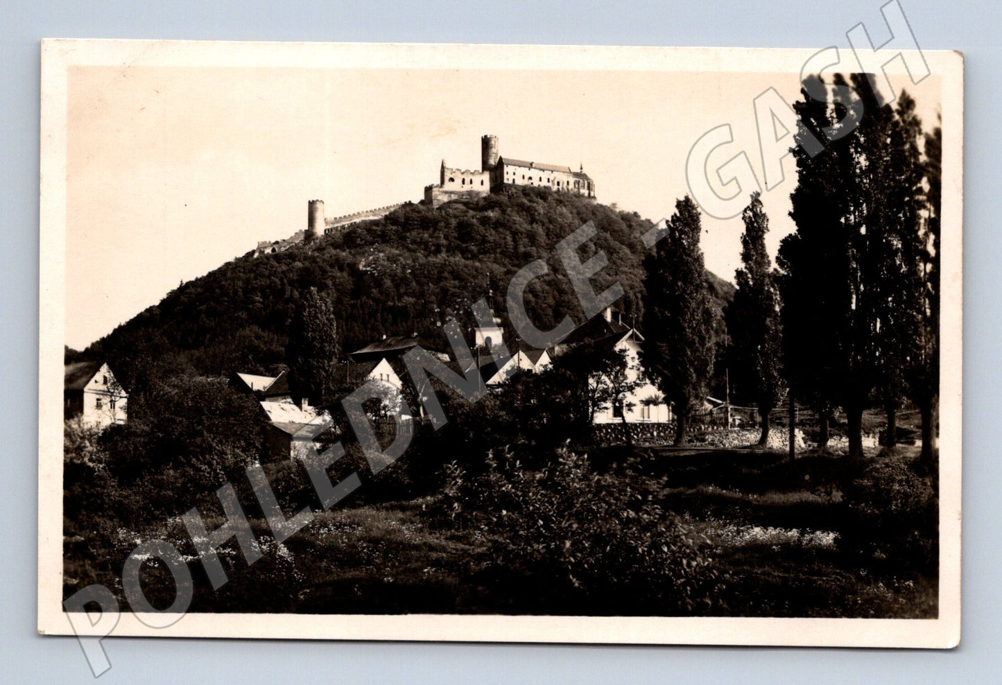 Pohlednice Hrad Bezděz historická čb (M6081)