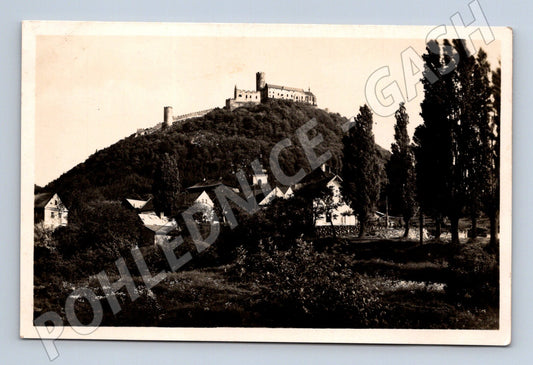 Postcard Bezděz Castle historical b/w (M6081)