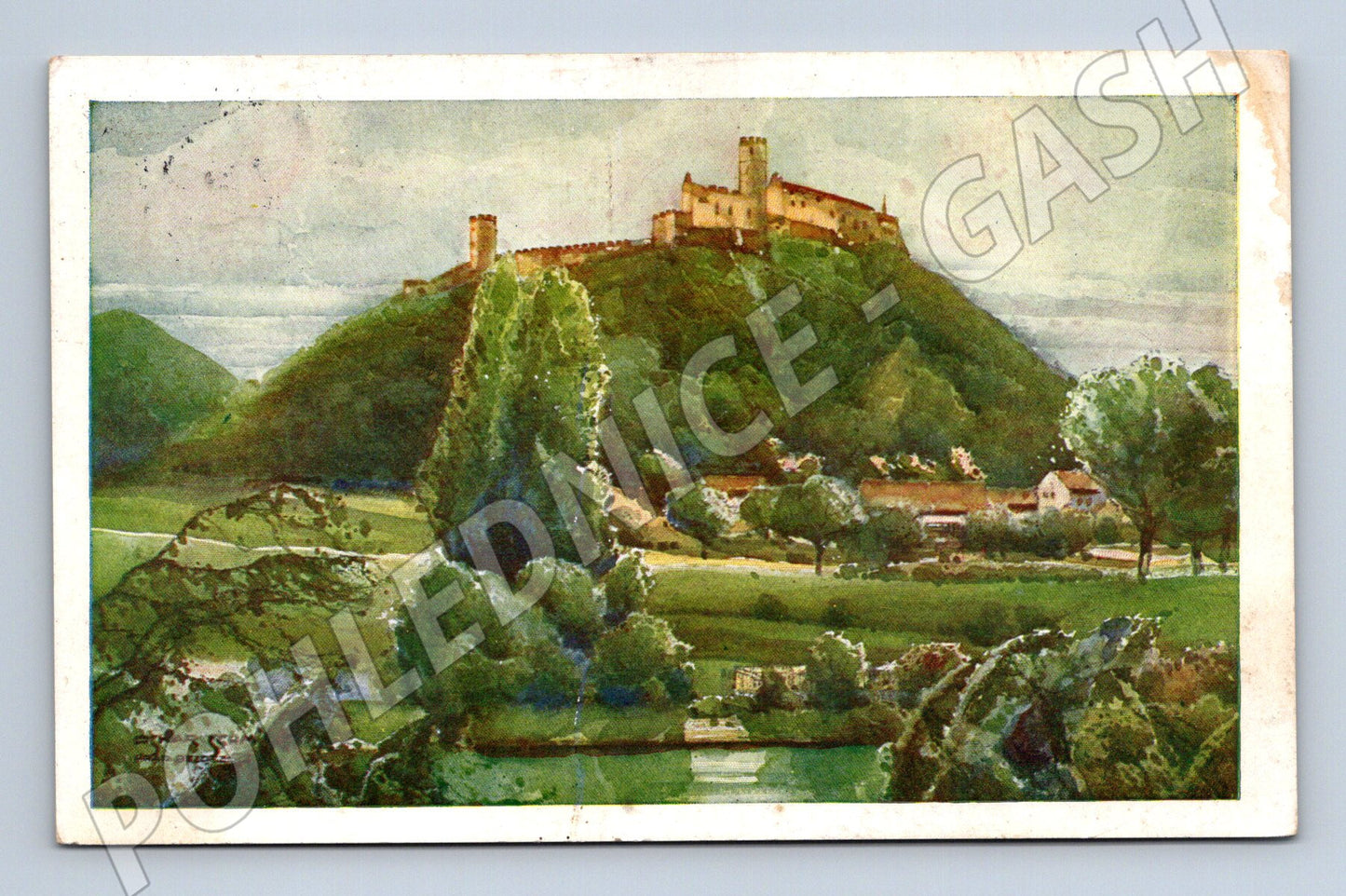Pohlednice Hrad Bezděz 1938 O Schmidt (M6091)