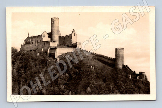 Pohlednice Hrad Bezděz odeslaná 1951 razítko (M6095)
