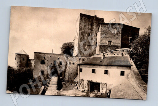 Pohlednice Hrad Buchlov zaslaná 1955 (M6099)