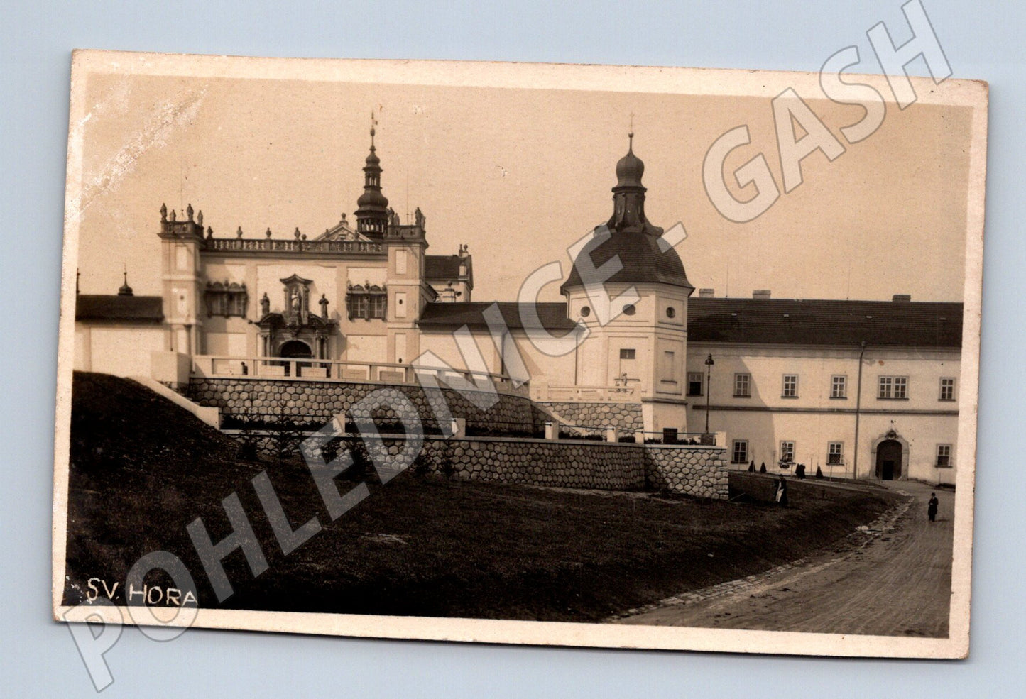 Pohlednice Svatá Hora Příbram prošlá baroko (M6101)
