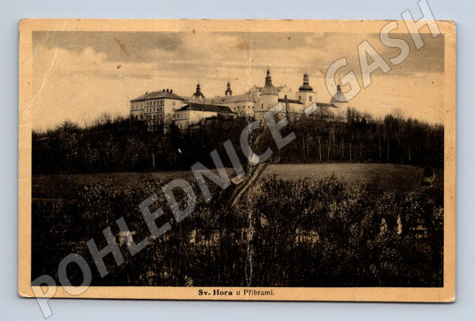 Pohlednice Svatá Hora Příbram baroko (M6104)