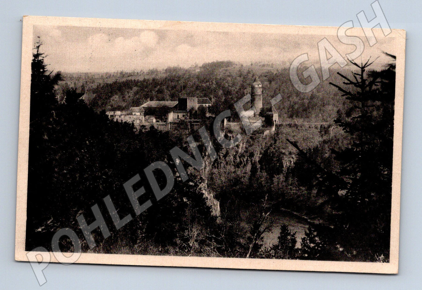 Pohlednice Hrad Zvíkov Klingenburg Protektorát (M6119)