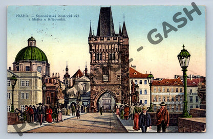 Pohlednice Staroměstská mostecká věž Praha (M612)