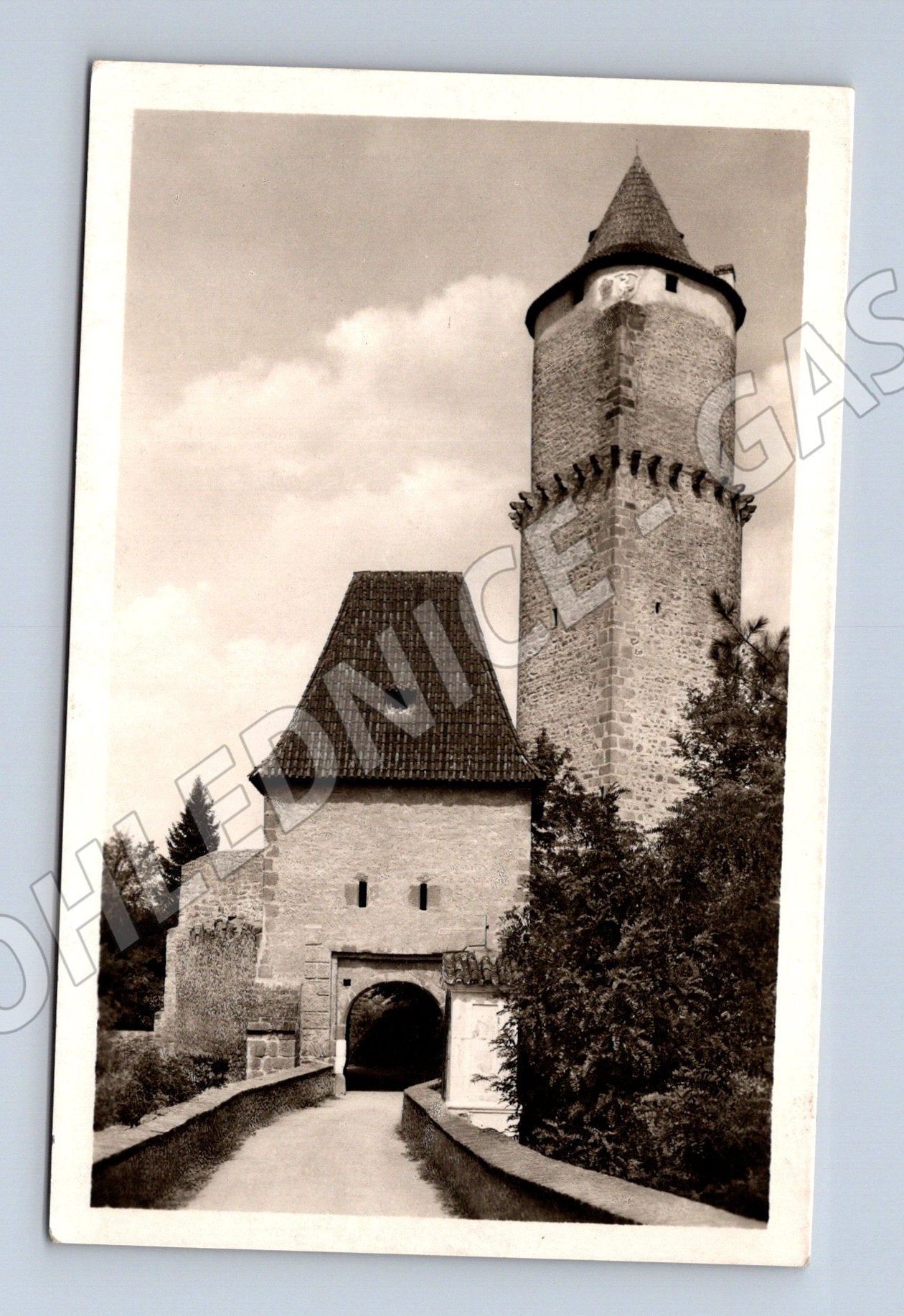 Pohlednice Hrad Zvíkov 1949 Orbis historická (M6123)