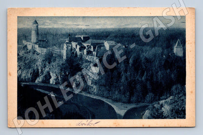Pohlednice Hrad Zvíkov 1927 soutok (M6125)