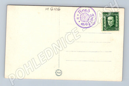 Pohlednice Zvíkov soutok historická (M6126)