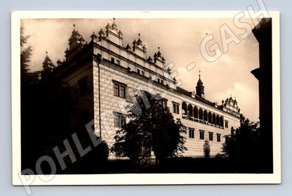 Pohlednice Litomyšl zámek Orbis čb (M6132)