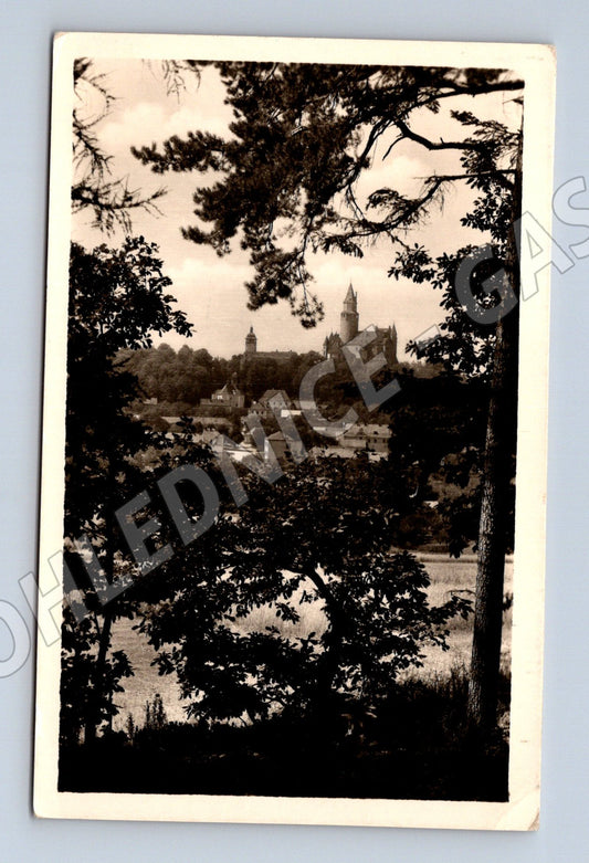 Pohlednice Hrad Bouzov černobílá nepoužitá (M6136)