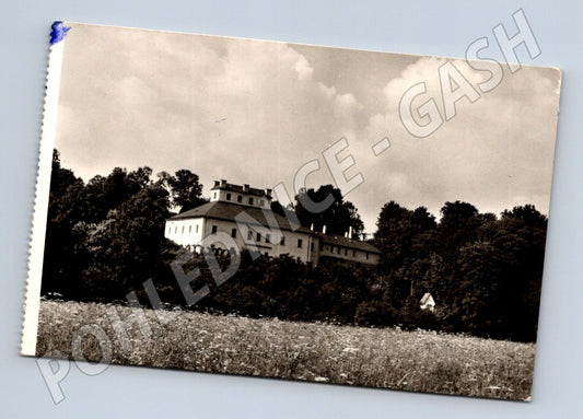 Pohlednice Ratibořice zámek černobílá (M6138)