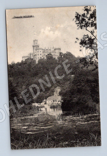 Pohlednice Zámek Hluboká cca 1900–1915 (M6140)