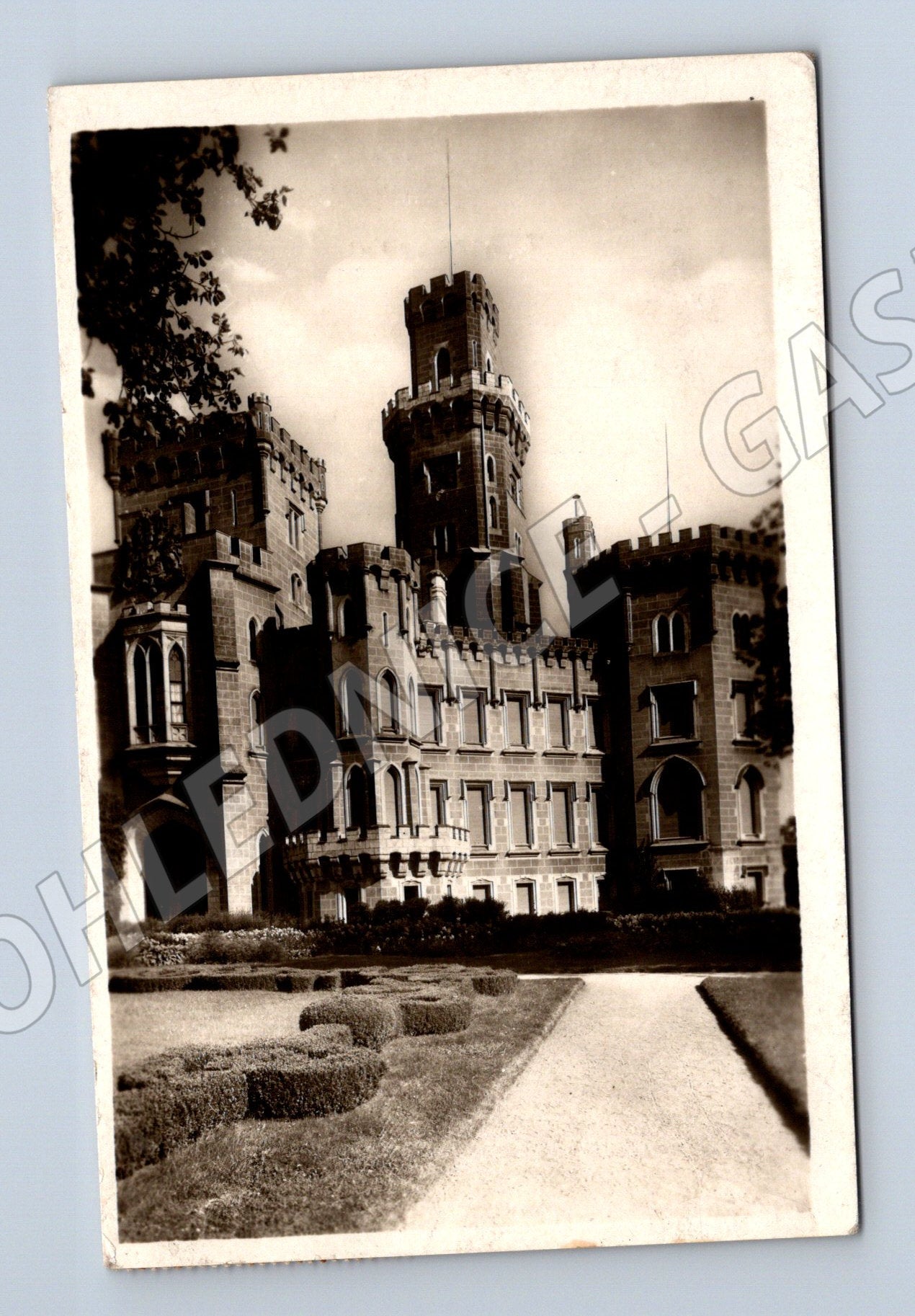 Pohlednice Hluboká nad Vltavou státní zámek 50 léta (M6148)