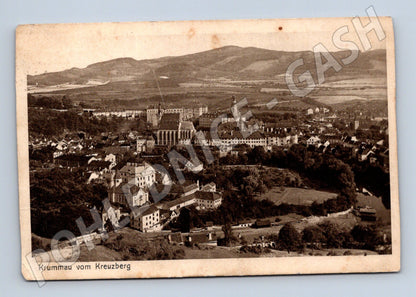 Pohlednice Český Krumlov 1916 Křížová hora (M6151)