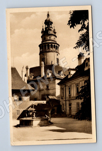 Pohlednice Český Krumlov II nádvoří Orbis (M6152)