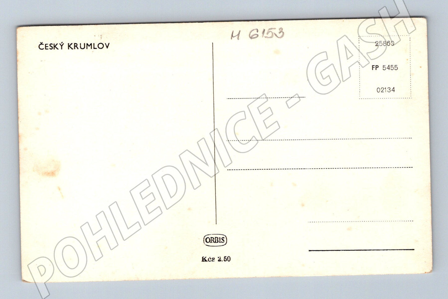 Pohlednice Český Krumlov panorama zámku (M6153)