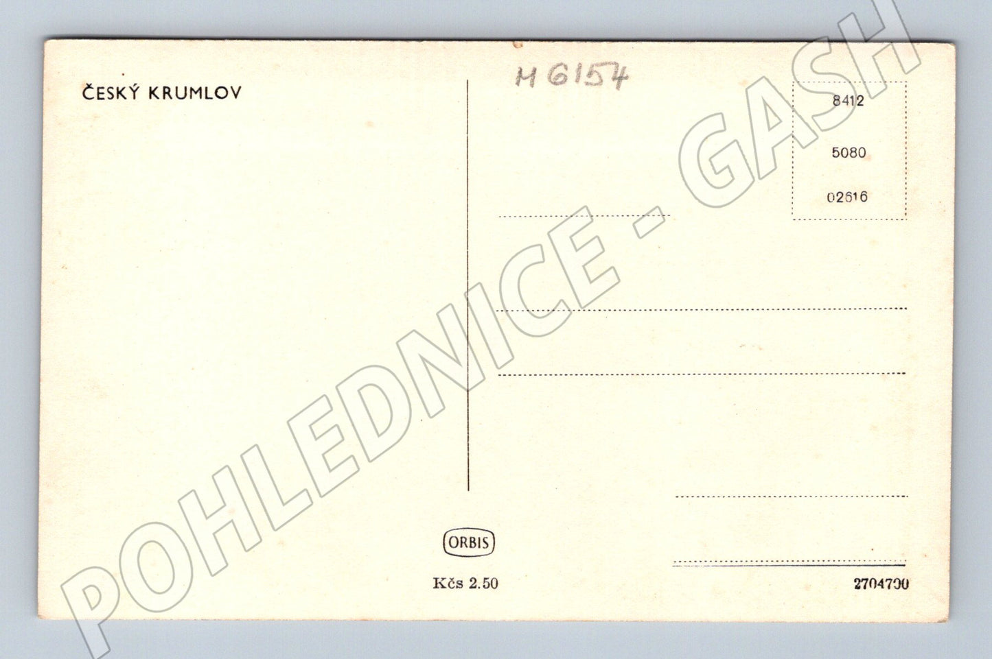 Pohlednice Český Krumlov zámecký areál Orbis (M6154)