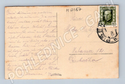 Pohlednice Hrad Rabí Šumava použitá (M6157)