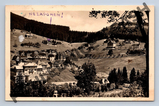 Pohlednice Krkonoše Špindlerův Mlýn 1947 (M616)