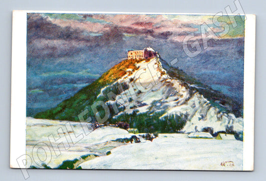 Pohlednice Točník při západu stará Wiesenberger (M6162)