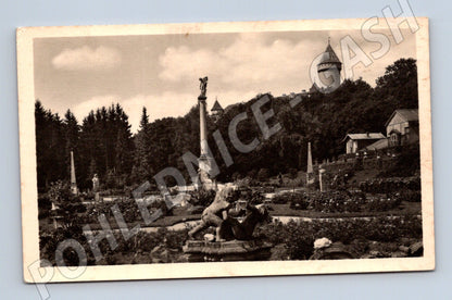 Pohlednice Zámek Konopiště park a věž (M6164)