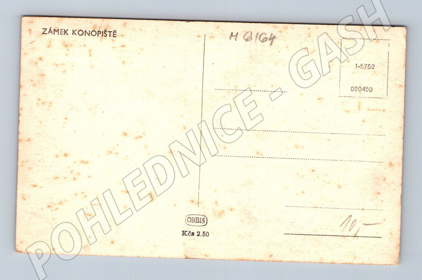 Pohlednice Zámek Konopiště park a věž (M6164)