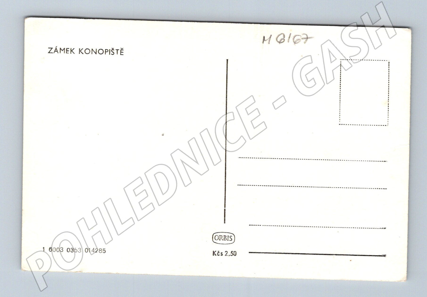 Pohlednice Zámek Konopiště historická Orbis (M6167)