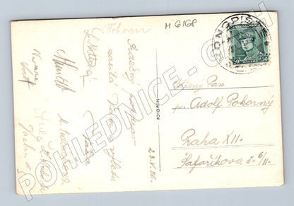 Pohlednice Konopiště zámek odeslaná 1936 (M6168)