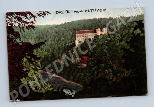 Pohlednice Orlík nad Vltavou historická (M6170)
