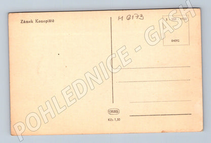 Pohlednice Zámek Konopiště stará Orbis (M6173)
