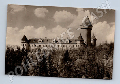 Pohlednice Konopiště Orbis čb razítko Benešov (M6174)