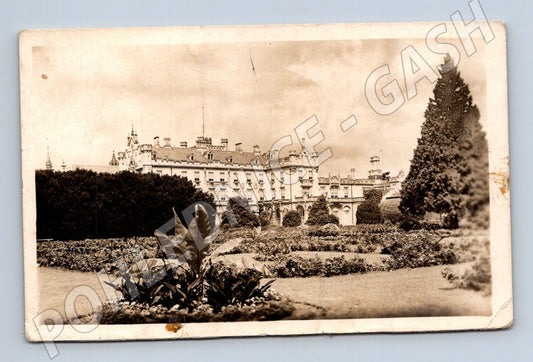 Pohlednice Lednice zámek černobílá stará (M6176)