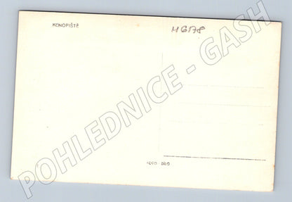 Pohlednice Konopiště černobílá sběratelská (M6178)