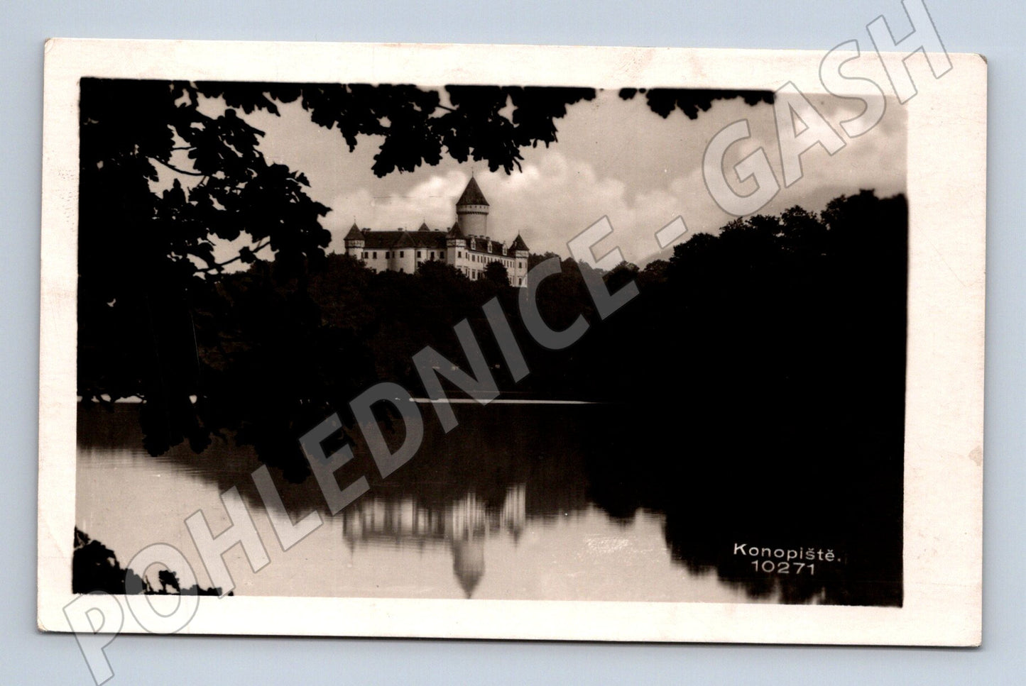 Pohlednice Konopiště zámek prošlá poštou (M6187)