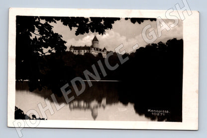 Pohlednice Konopiště zámek prošlá poštou (M6187)