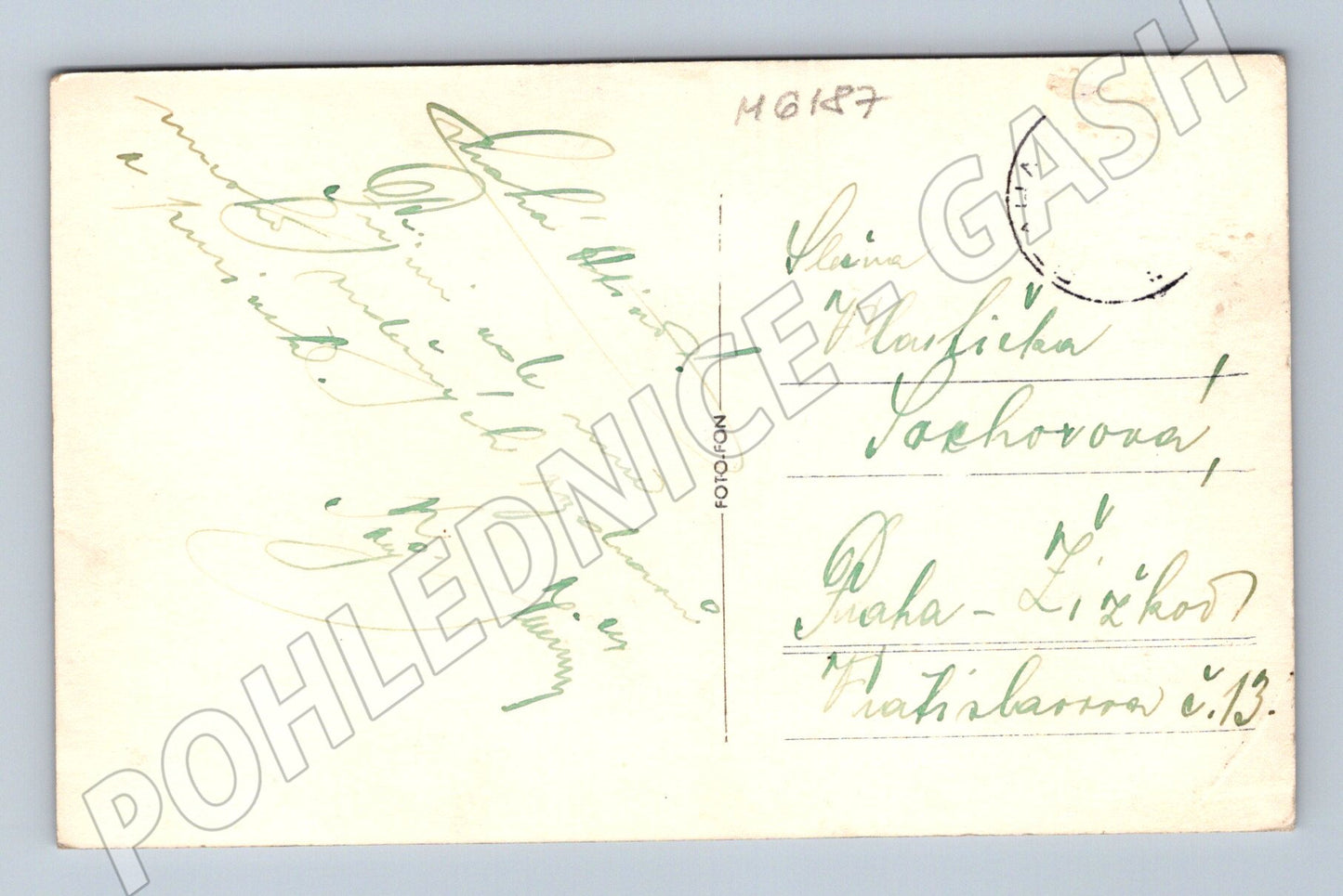 Pohlednice Konopiště zámek prošlá poštou (M6187)