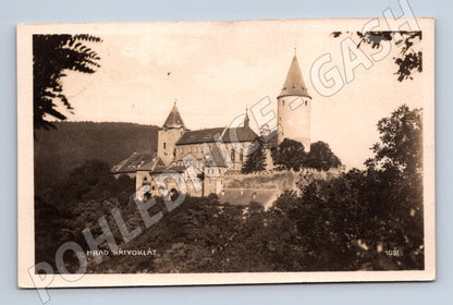 Pohlednice Hrad Křivoklát 1925 Masaryk (M6197)