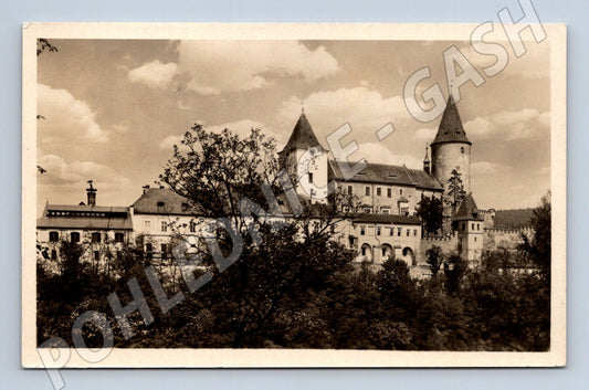 Pohlednice Hrad Křivoklát ČSR čb prošlá (M6206)