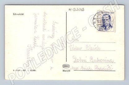 Pohlednice Hrad Křivoklát ČSR čb prošlá (M6206)